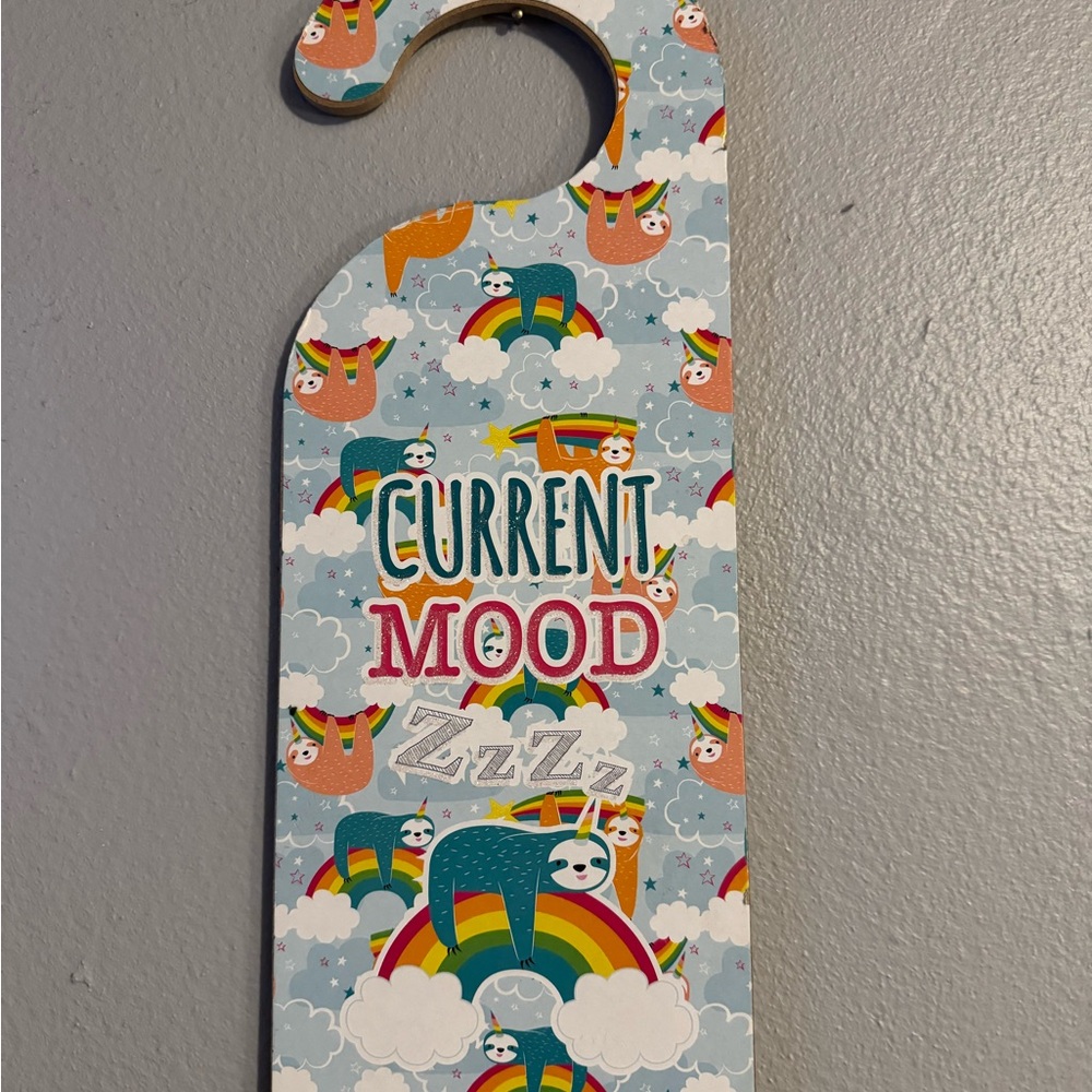 Sloth Door Hanger - Multicolor